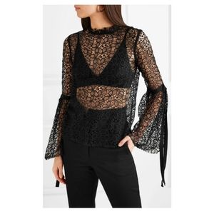 Alice McCall Just Lust Lace Top in Black